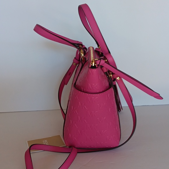 ***SOLD*** Michael kors sullivan small convertible tote cerise pink - Picture 8 of 16